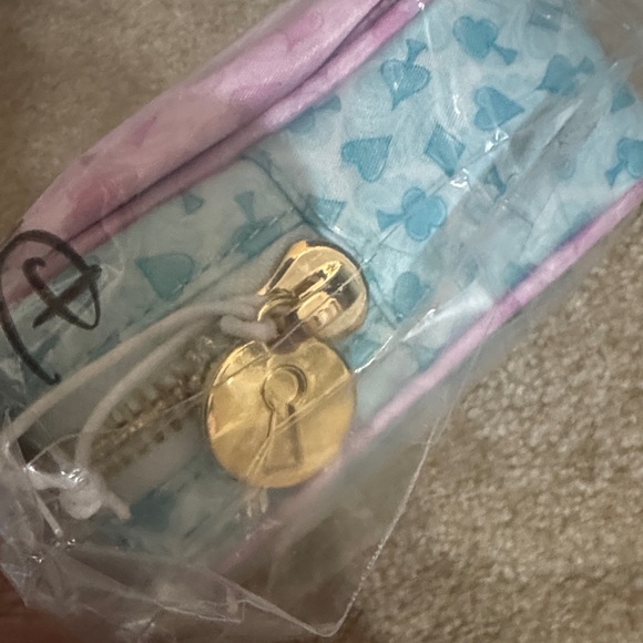 Stoney Clover Lane mini Pink and Blue Bow Pouch - Picture 3 of 3